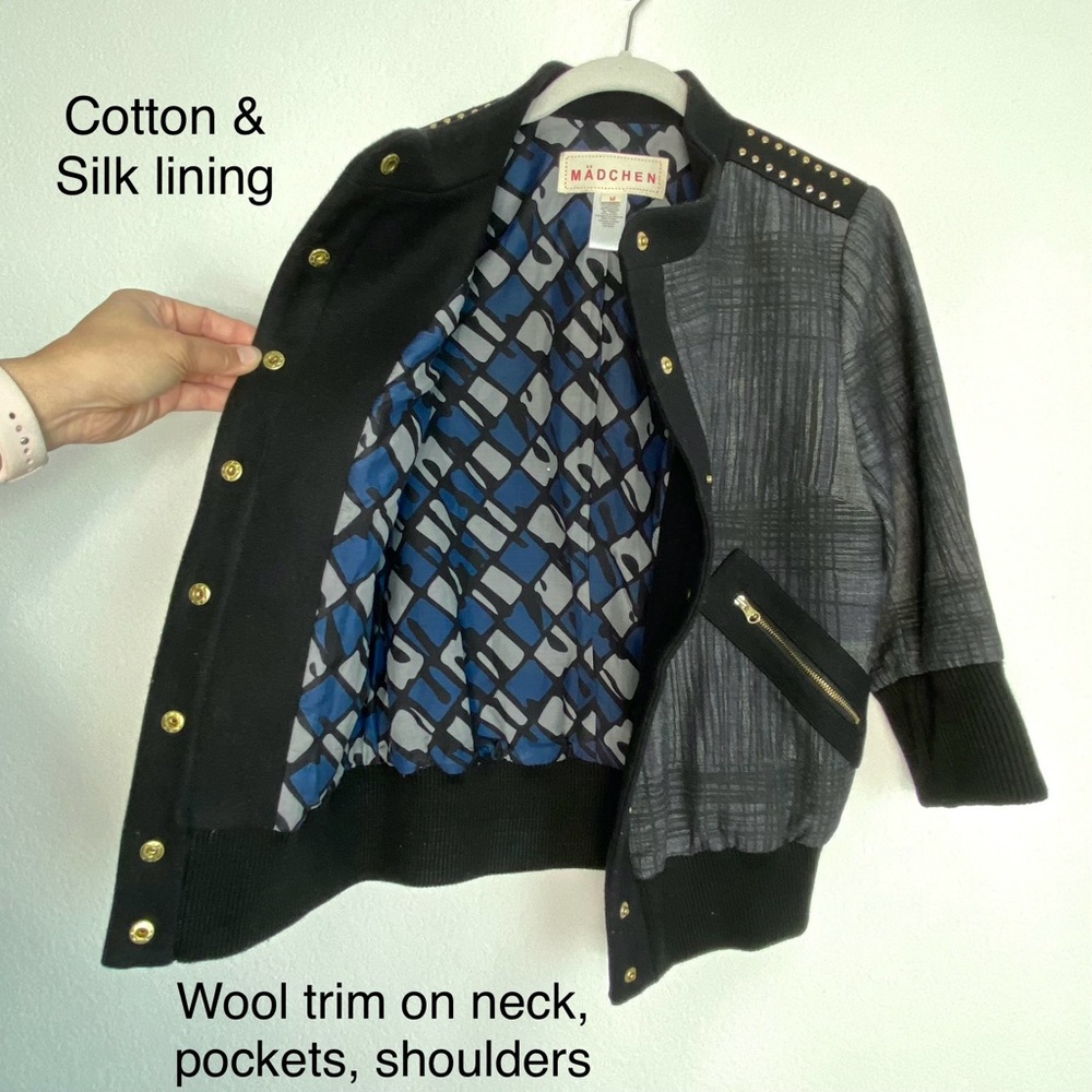 Anthropologie Mädchen Cropped Jacket - Picture 5 of 12